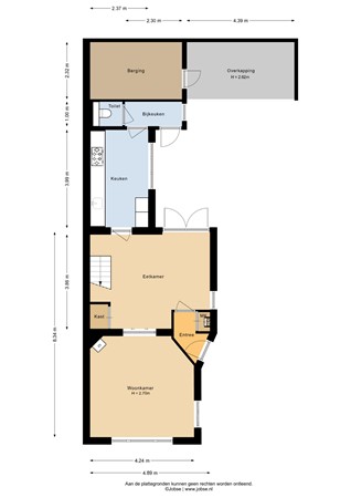 Floorplan - Prinses Julianastraat 21, 3751 CN Bunschoten-Spakenburg